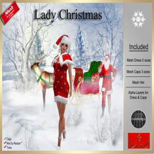 [55] Lady Christmas - Mesh DressPIC