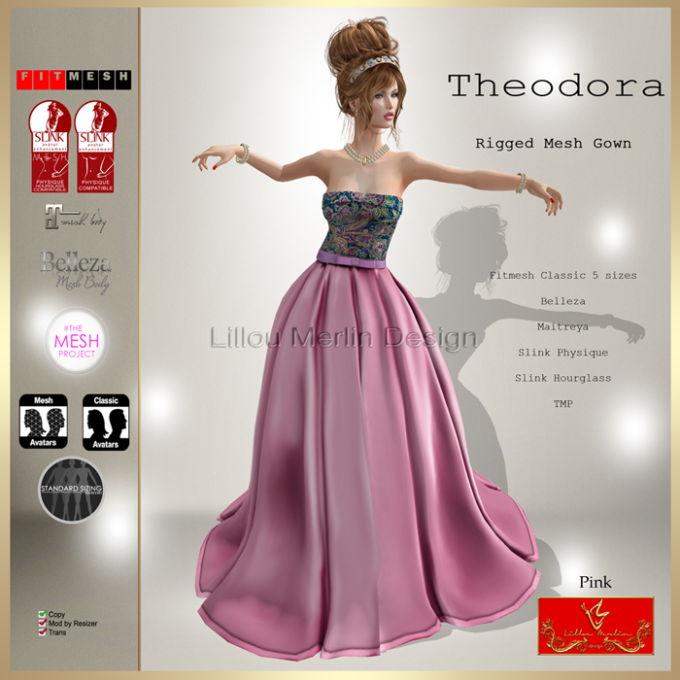 [LD] Theodora - Pink xs